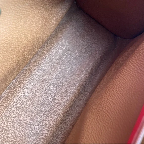 Dooney and Bourke awl Leather Red satchel crossbody bag P29 - Picture 14 of 16